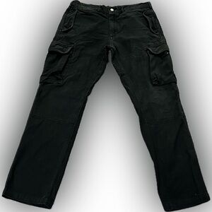 Billionaire Boys Club Men’s Cargo Pants, Black, 34, 100% Cotton, Jeans, 7-Pocket